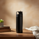 AquaSprint Sportive Water Flask – Black – Leak-Proof – Lightweight & Durable 3