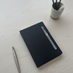 Silver Executive Leather Notebook – Premium A5 Journal for Professionals 1