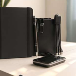 Premium Office Gift Set –  Leather Notebook + Pen + Elegant Gift Bag 1