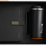 Premium 3-in-1 Business Gift Set – Notebook, Metal Pen & Thermal Mug – Elegant Corporate Gift Box 3