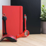 Premium 5-in-1 Business Gift Set with Notebook, Wireless Mouse, Car Charger, 3-in-1 Cable & Pen – Elegant Black 1