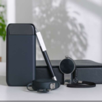 Luxury Tech Business Gift Set with Power Bank, Pen & Charging Cable – Black 1