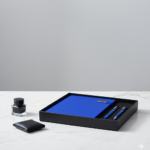 Premium Blue Business Gift Set –  Notebook with 2 Metal Pens – Elegant Office & Corporate Gift 2