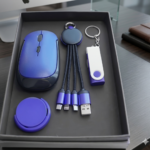 Premium Tech Gift Set – Mobile Pop Socket, 3-in-1 Charging Cable & Wireless Mouse 2