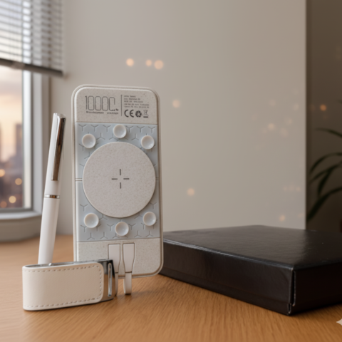 Business Gift Set with Power Bank, USB Flash Drive & Pen – Elegant Corporate Essentials