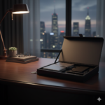 VIPRound Gift Set  – Power Bank, USB Flash Drive, Metal Keychain,  Pen & Notebook – Premium Executive Box 4