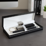 Luxury Black Gift Set –  Pen & Keychain in Elegant Box – Perfect Corporate & Personal Gift 2