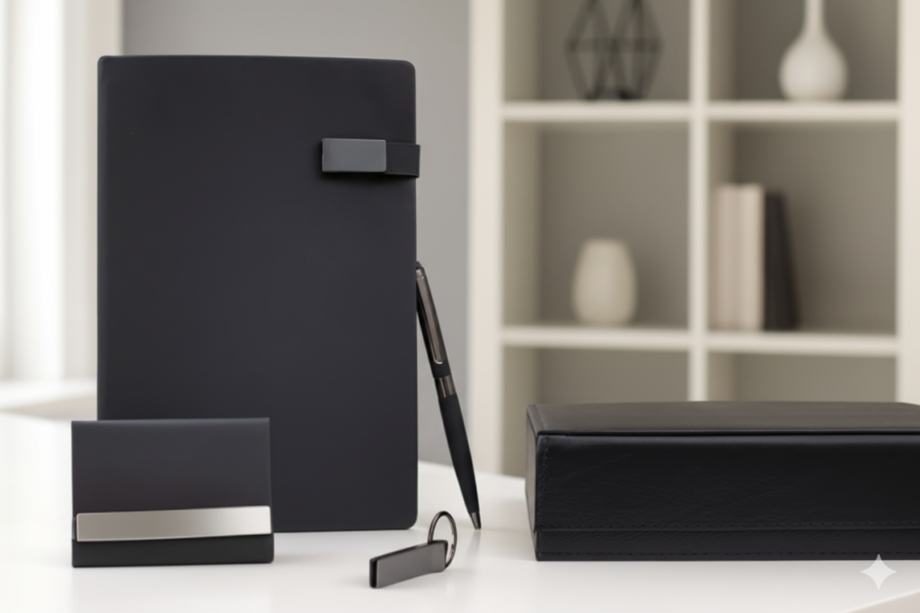 VIP Gift Set with Notebook, Pen & Card Holder