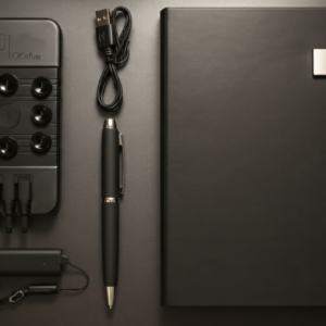 Business Standard Gift Set – Power Bank, USB Flash Drive, Smart Pen & A5 Notebook – Premium Corporate Box |Code: CON-Set-509