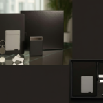 Business Gift Set – Black Notebook, Metal Pen, Flash Drive, Card Holder & Keychain – Premium Executive Box 2