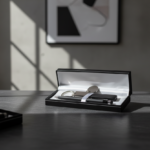Luxury Black Gift Set –  Pen & Keychain in Elegant Box – Perfect Corporate & Personal Gift 1