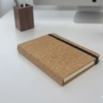 Cork Leather A5 Notebook – Eco-Friendly Journal for Work, Study & Daily Notes 1