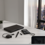 Tech Gift Set – Power Bank, Charging Cable & Pen – Black Gift Box 1