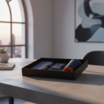 Premium 5-in-1 Business Gift Set – Thermal Mug, Metal Pen, Flash Drive, Card Holder & Notebook – Dark Blue Luxury Gift Box 2