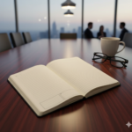 Classic Black Leather A5 Journal – Elegant & Durable 2