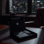 Premium Business Gift Set with Wireless Power Bank, Notebook & Keychain – Elegant Black 3