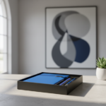 Premium Blue Business Gift Set –  Notebook with 2 Metal Pens – Elegant Office & Corporate Gift 1