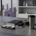 Luxury 7-in-1 Business Gift Set — Power Bank, USB Flash Drive, Notebook, Thermal Mug, Card Holder, 2 Pens & Keychain — Premium Gift Box 2