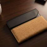 Executive Leather Notebook Folder – Refillable A5 Business Organizer with Inner Pockets & Secure Flap Closure 1