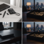 Tech Gift Set – Power Bank, Charging Cable & Pen – Black Gift Box 4