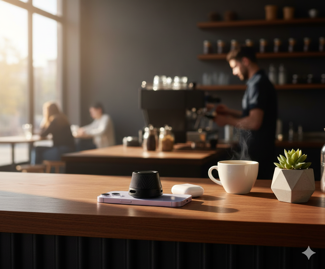 Magnetic Portable Speaker with Premium Leather by Sik Design |CODE:SP15 - Image 8