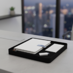 White Business Gift Set with Power Bank, USB Flash Drive & Notebook – Elegant Corporate Collection 4