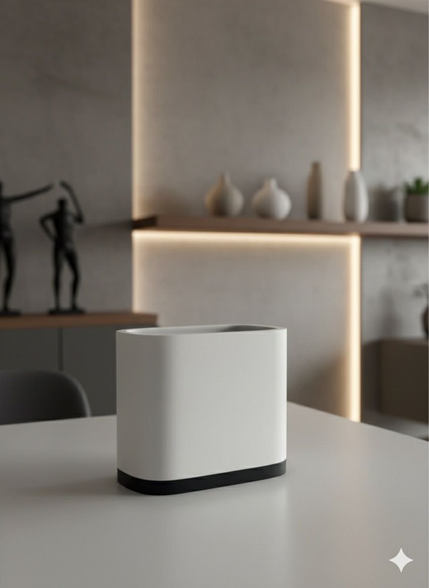 Modern White Desk Organizer & Pen Holder – Minimalist Multi-Purpose Storage - Image 3