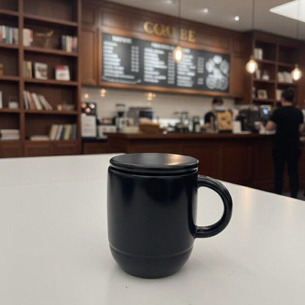Minimalist Black Mug – Durable Everyday Coffee & Tea Cup