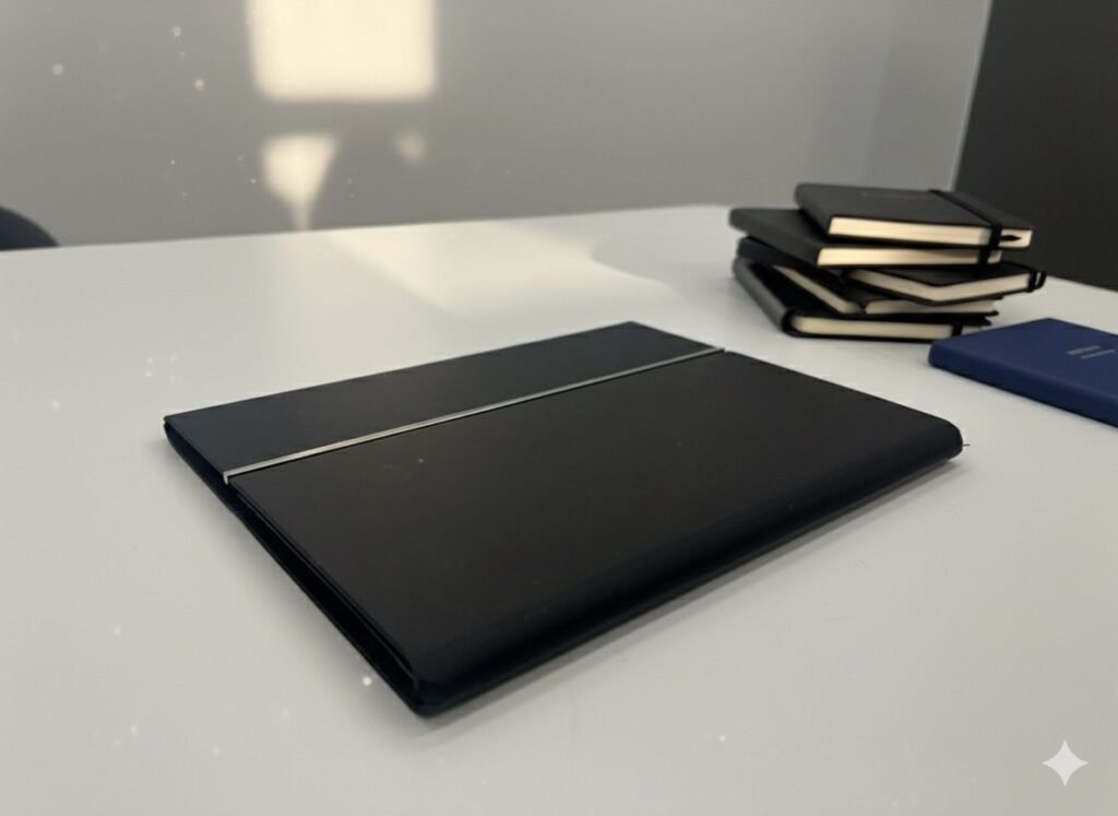 Premium PU Leather A5 Notebook – Professional Journal with Lined Pages for Work, Study & Everyday Use