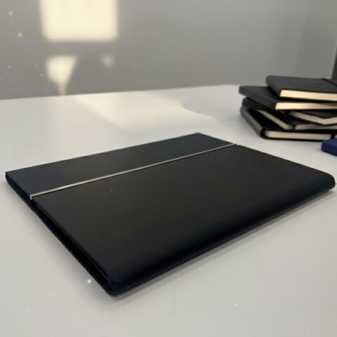 Premium PU Leather A5 Notebook – Professional Journal with Lined Pages for Work, Study & Everyday Use