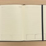 Black A5 Hardcover Notebook with Pen Loop & Elastic Closure 2