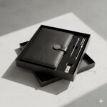 Luxury Gift Set – Leather Notebook with Metal Pen & USB Flash Drive | Elegant & Professional Office Gift 2