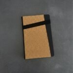 Cork & PU Leather A5 Notebook – Eco-Friendly Design with Elastic Closure 2
