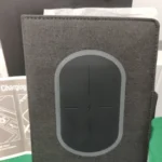 Smart A5 Notebook Organizer with 4000mAh Power Bank & 5W Wireless Charging – Light Grey & Black 9