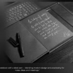 Premium All-Black Notebook with Pen – Dark Edition for Professionals 7