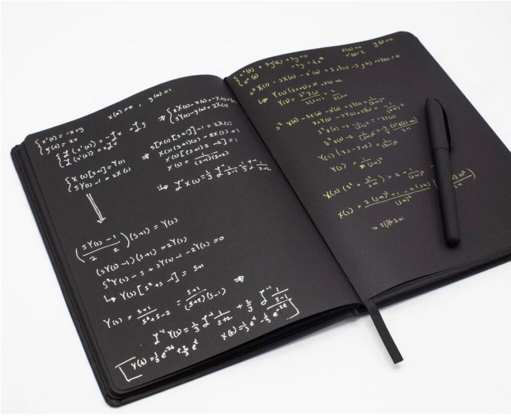 Premium All-Black Notebook with Pen – Dark Edition for Professionals