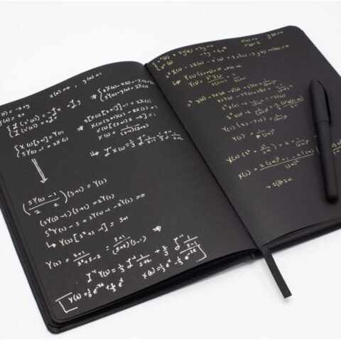 Premium All-Black Notebook with Pen – Dark Edition for Professionals