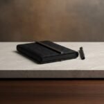 Premium Black Notebook with Matching Pen – Dark Aesthetic for Modern Professionals 4