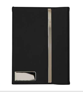 Luxury Black Notebook with Polished Metal Accent – Elegant, Modern & Professional Design |Code : CON-Nb-G-17-106 - Image 4