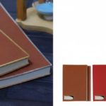 Premium Red and Brown Notebook with Leather Cover – Elegant Design for Work, Study and Gifts 2