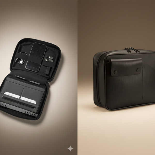 On-The-Go Organizer Bag – Portable Travel & Work Essentials Case with Multiple Compartments