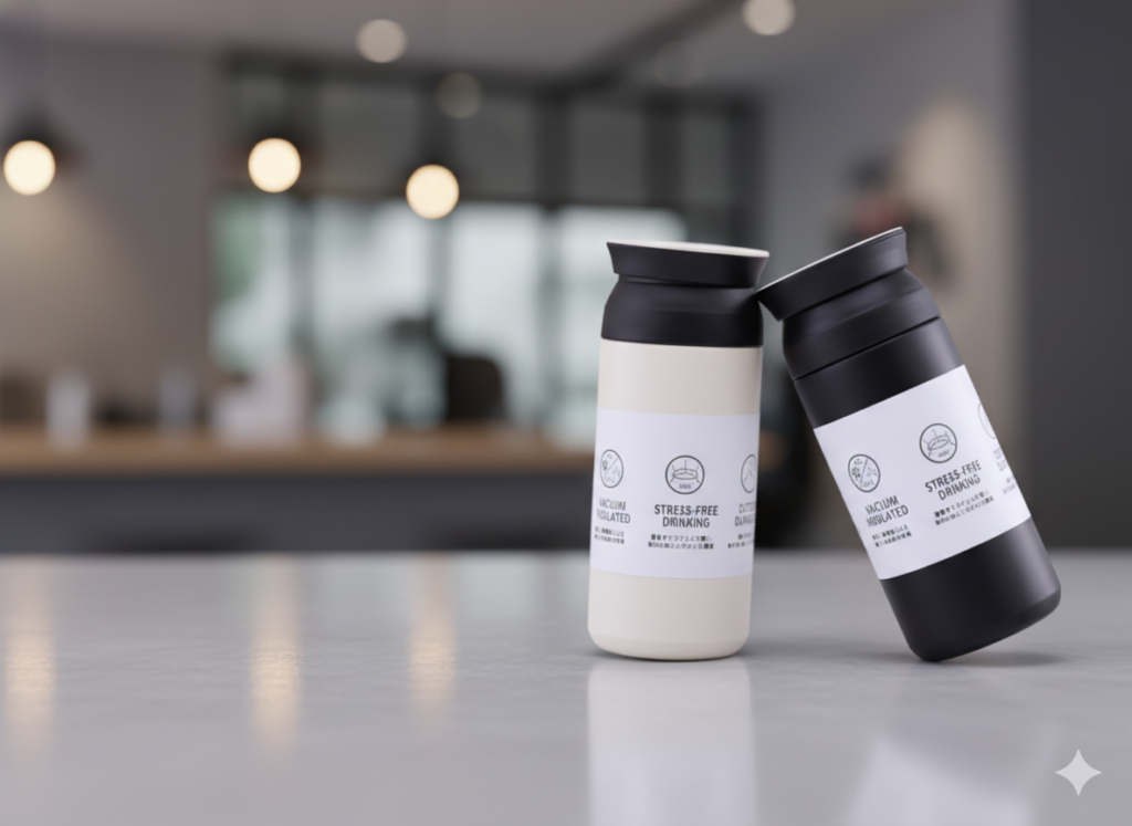 LUMIMUG Thermal Mug 500ml – LED Temperature Display, Sleek & Durable