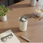 HEATVAULT 380ml Thermal Mug – Stainless Steel Insulated Cup with Secure Flip Lid 3