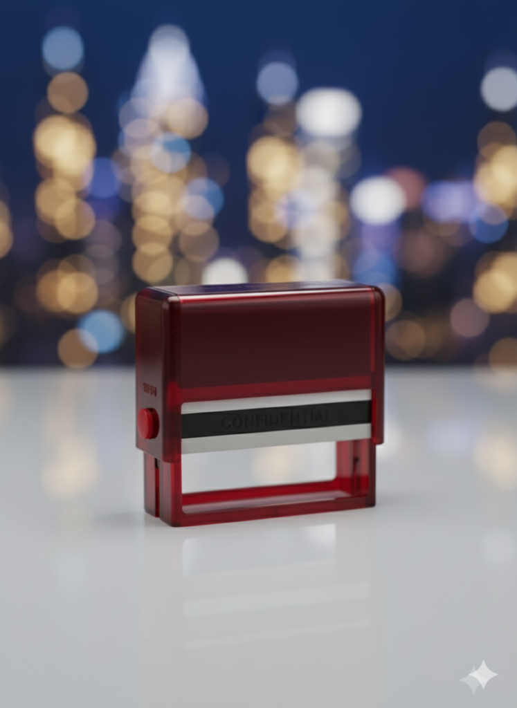 Professional Rectangular 38×77 Stamp – High Precision & Clarity