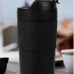 STEAMI Coffee Press Mug 380ml – Stainless Steel Thermal Cup with Built-In French Press 3