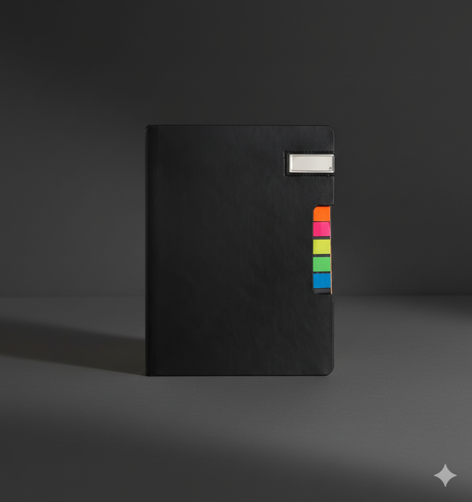 Notebook with Built-in 32GB USB Flash Memory & Sticky Notes Set – Smart and Practical Stationery Gift
