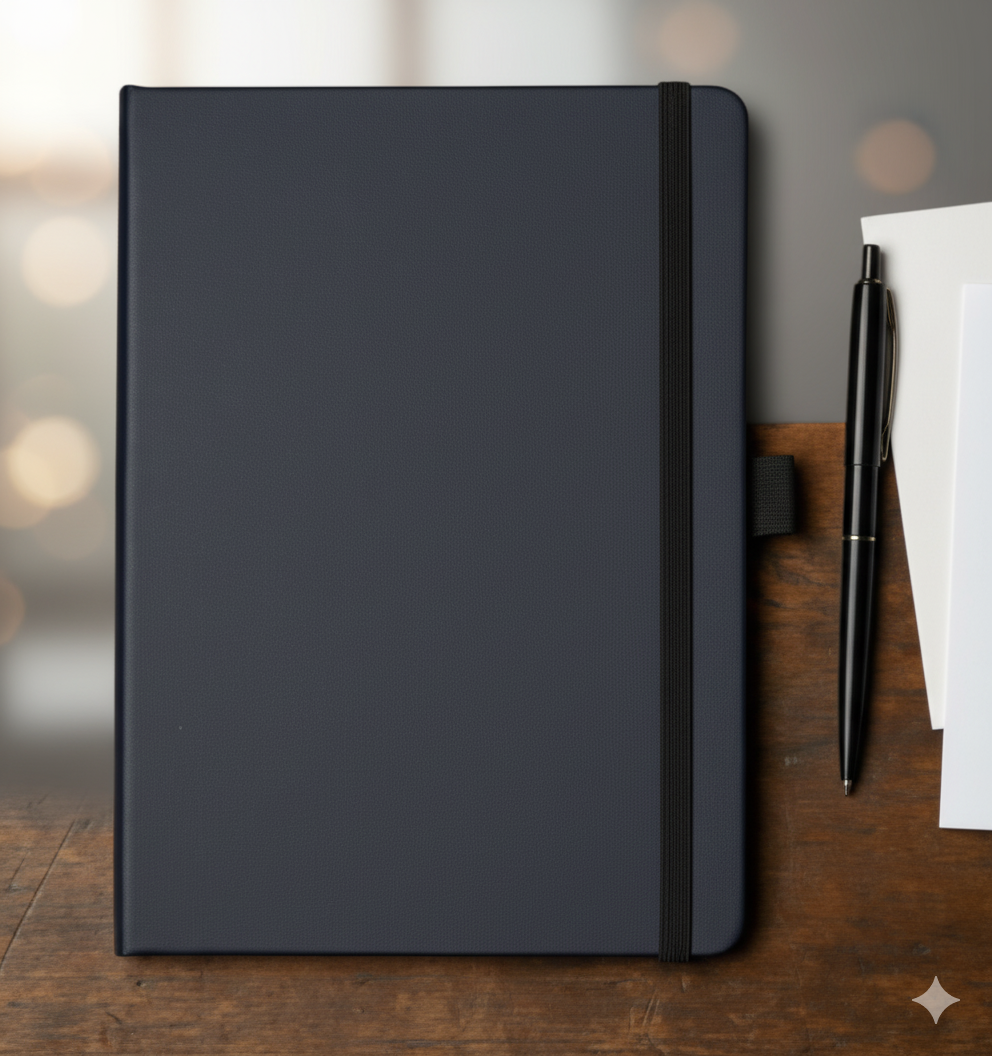 نوت بوك جلد فاخر بتصميم أنيق واحترافي