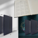 Premium A5 Notebook with Metallic Accent – Elegant Design in Silver and Gun Colors 2