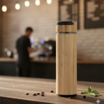 THERMALBOO Thermal Mug – Sleek Bamboo Design with Advanced Insulation 4