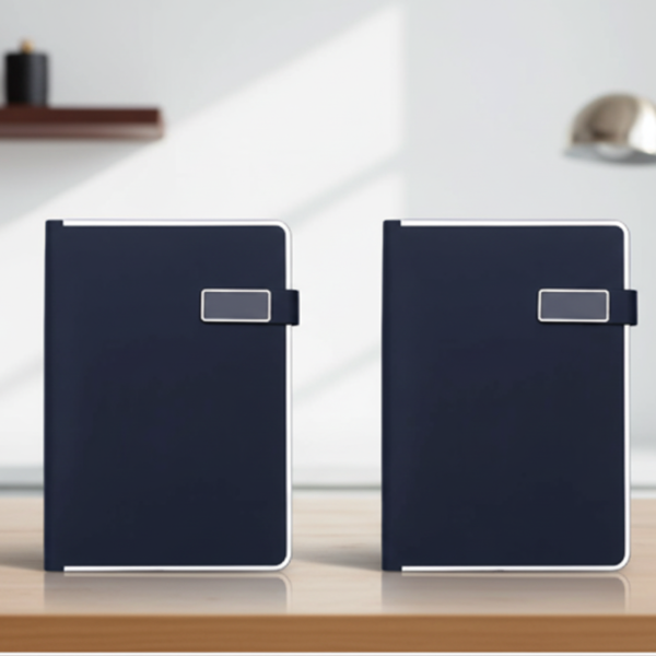 Premium Leather Notebook with Magnetic Closure